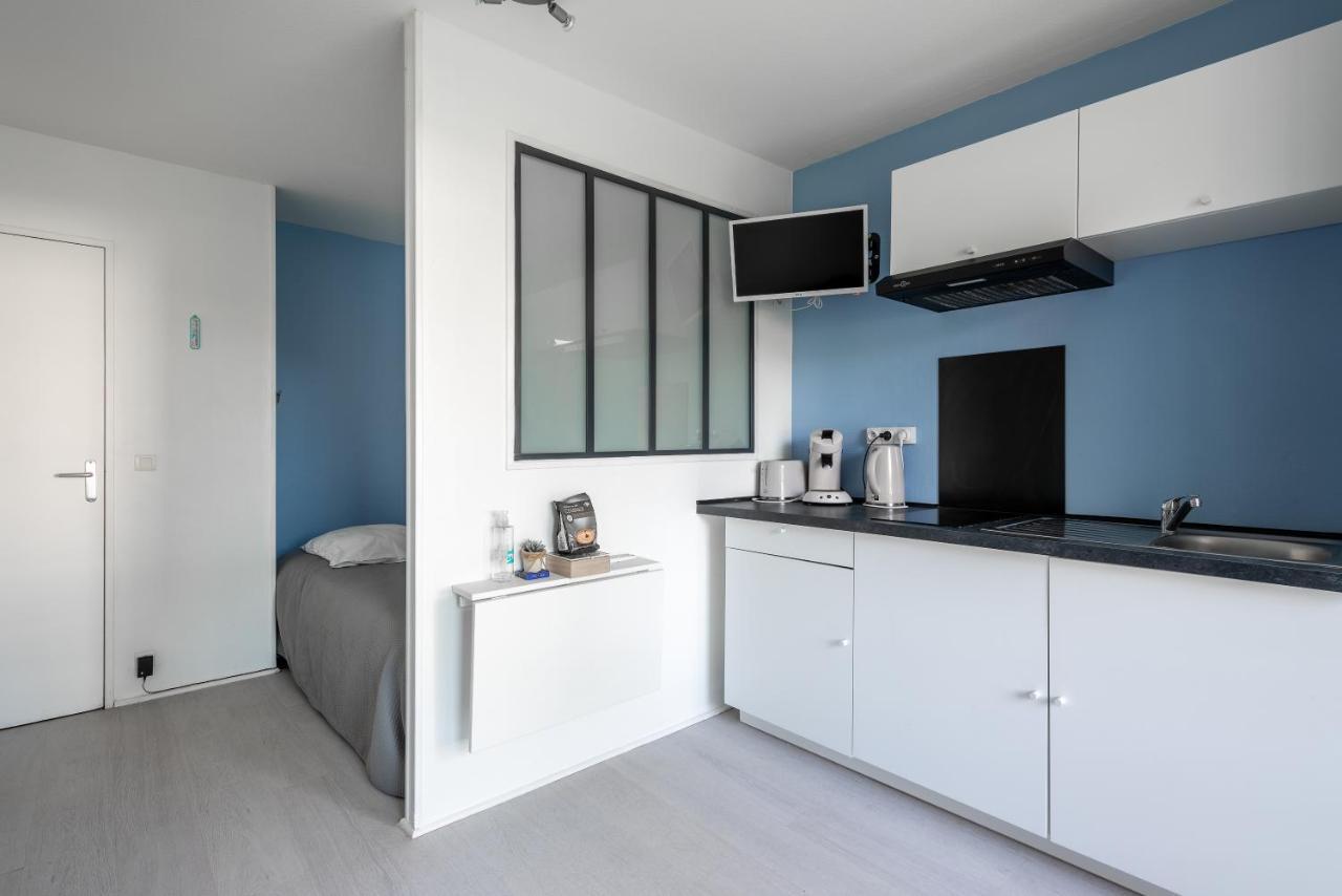 Studio avec loggia - à 200m de la plage - Parking Courseulles-sur-Mer Extérieur photo