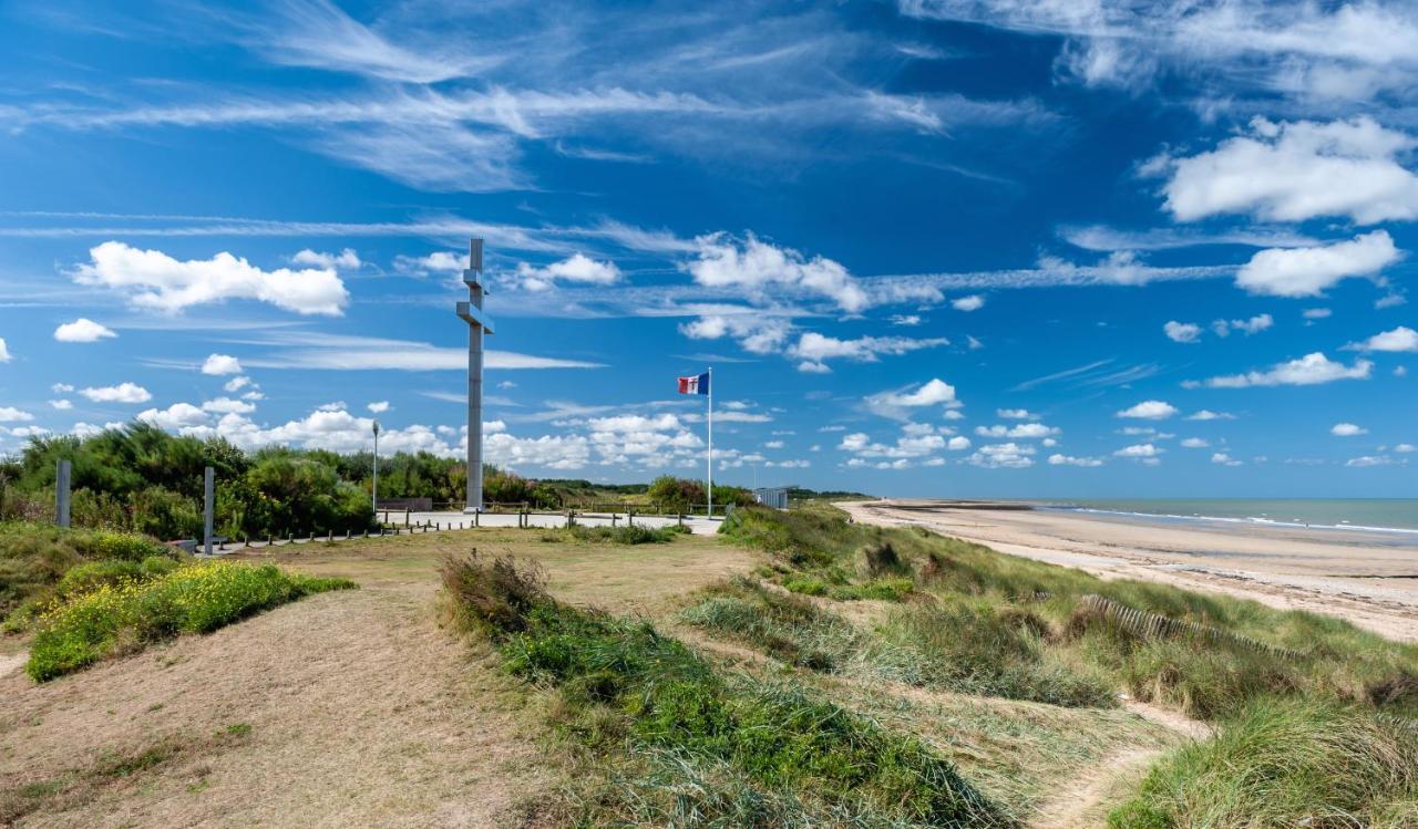 Studio avec loggia - à 200m de la plage - Parking Courseulles-sur-Mer Extérieur photo