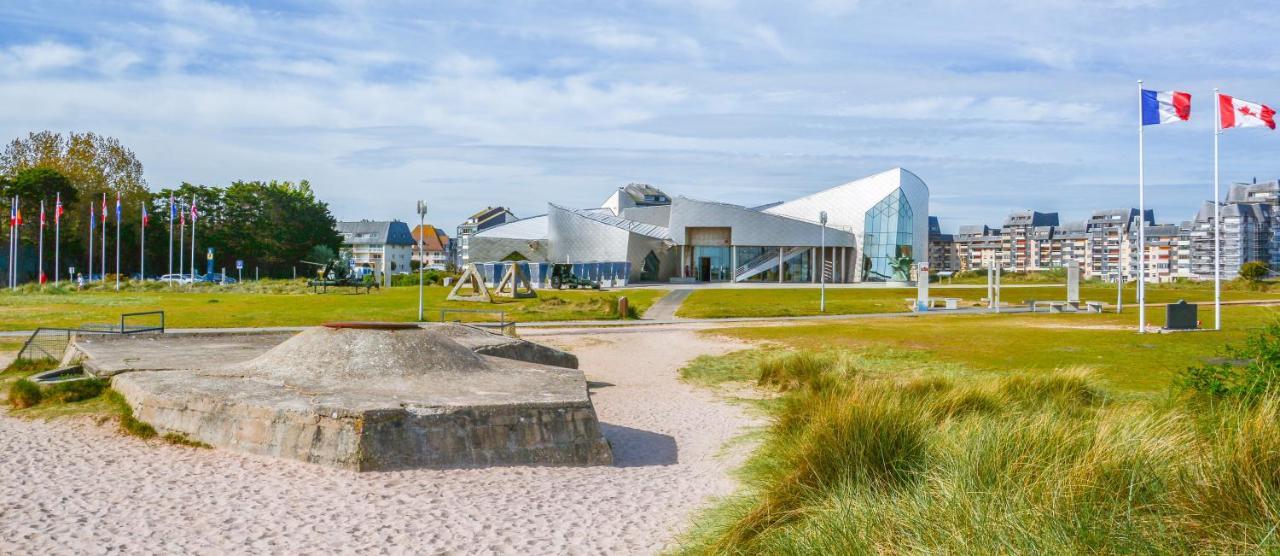 Studio avec loggia - à 200m de la plage - Parking Courseulles-sur-Mer Extérieur photo